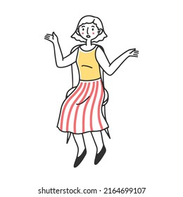 Discussing with psychological or addiction problem. Group of people sitting in circle and talking. Vector illustration for therapy