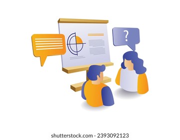 Discussion about business image concepts