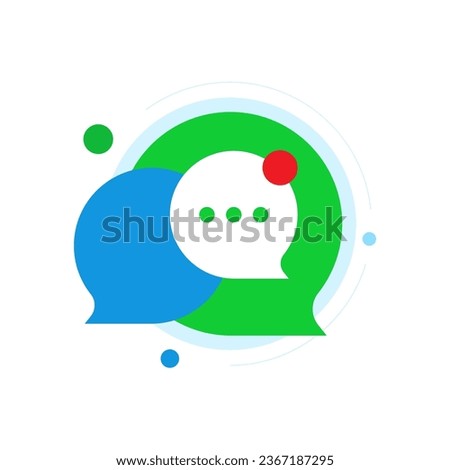 Discussion, chat group concept illustration flat design vector eps10. modern graphic element for landing page, empty state ui, infographic, icon