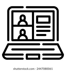 Foro de discusión Icono para Web, App, infografía, etc