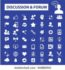 discussion forum icons