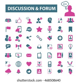 Diskussionsforum-Symbole