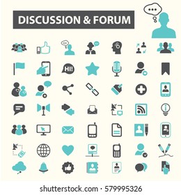discussion forum icons