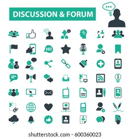 discussion forum icons