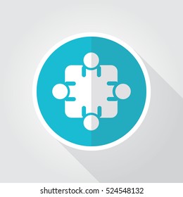Discussion Group Icon Design Template Element