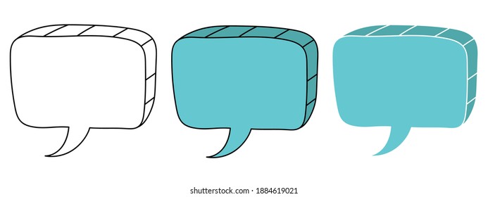 discussion hand drawn design vector illustration