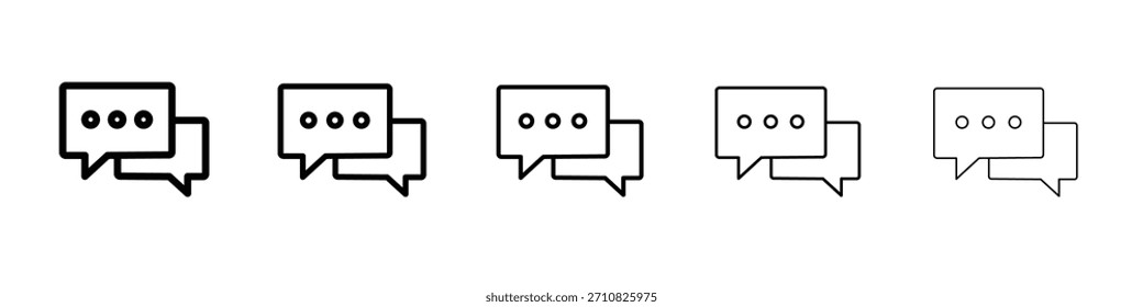 Discussion icon design, logo, app, UI. Vector illustration, EPS