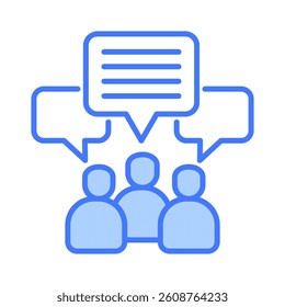 Discussion Icon Element for Design