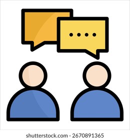 Elemento de icono de discusión para diseño