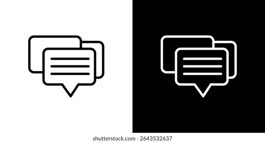 Diskussionssymbol. Vektorsymbol "Grafikdesign". Ui Ux-Symbole