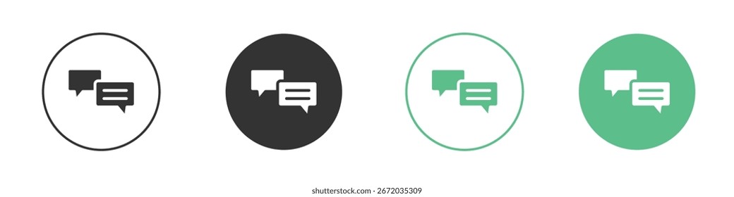 Conjunto de iconos de Vector de línea plana mínima.