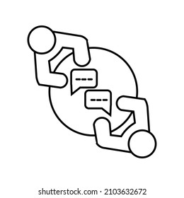 discussion icon or symbol design