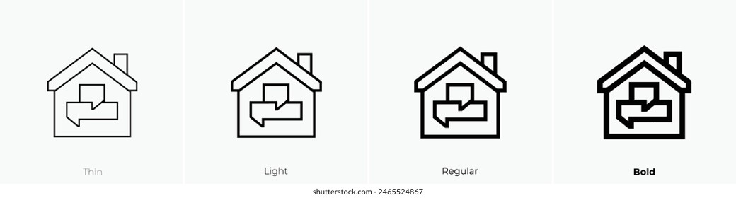 discussion icon. Thin, Light Regular And Bold style design isolated on white background
