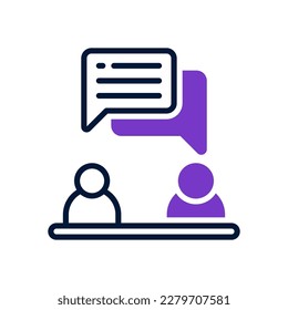 Diskussionssymbol für Ihr Website-Design, Logo, App, UI.