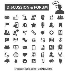 discussion icons