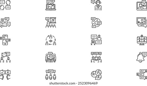 Colección de iconos vectoriales de alta calidad con trazo editable. Ideal para Profesional y Proyectos Creativos.