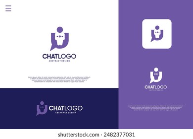 Discussion logo design. Union chat forum logo