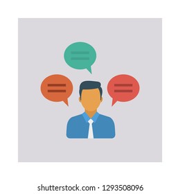 discussion   messages   bubble  