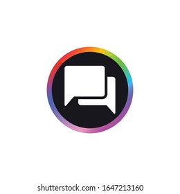 Discussion - Modern Button Icon