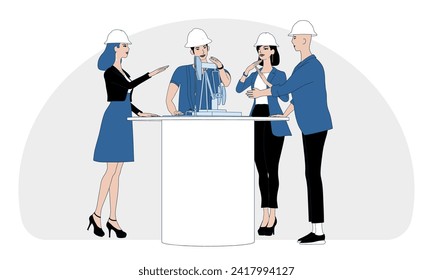 Discussion of the oil rig model