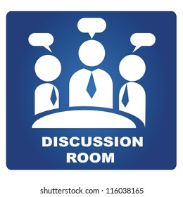 discussion room signage, consultant, meeting, business meeting