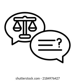 Discussion vector icon. Can be used for printing, mobile and web applications.