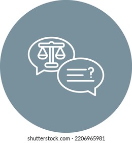 Discussion vector icon. Can be used for printing, mobile and web applications.