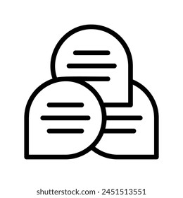 línea de Vector de discusión