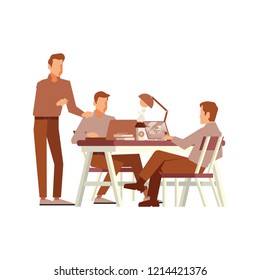 DISCUSSIONS IN CO WORKING SPACE