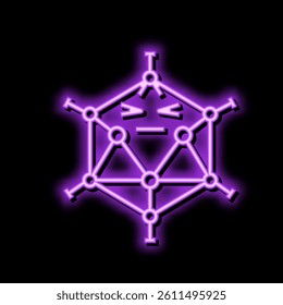 disease bacteria virus neon light sign vector. disease bacteria virus illustration
