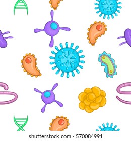 Disease pattern. Cartoon illustration of disease vector pattern for web