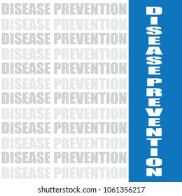 disease prevention word, vector health concept background