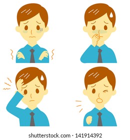 Disease Symptoms 01, fever and chills, headache, nausea