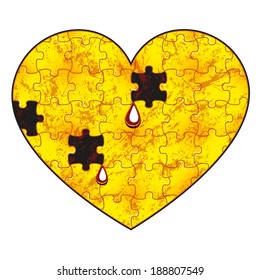 Diseased heart
