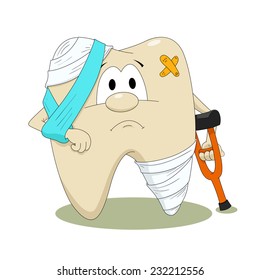 Diseased tooth