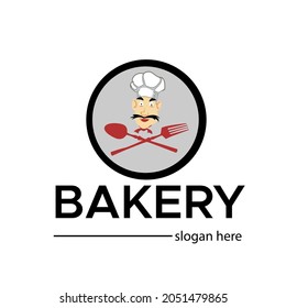 
disen chef circle color vector logo