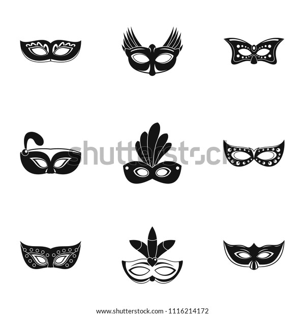 Disguise Icons Set Simple Set 9 Stock Vector (Royalty Free) 1116214172 ...