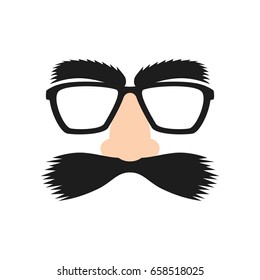 Disguise mask. Vector illustration