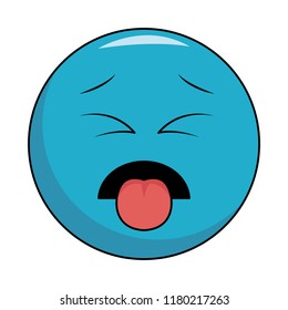 Disgust chat emoticon