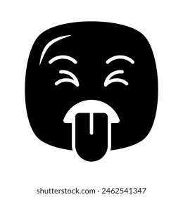 Disgusted emoji vector design, customizable unique vector