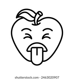 Disgustado diseño de Vector emoji, Vector único personalizable