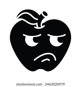 Disgusted emoji vector design, customizable unique vector
