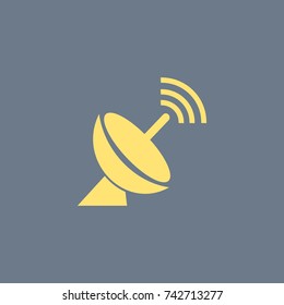 Dish antenna icon