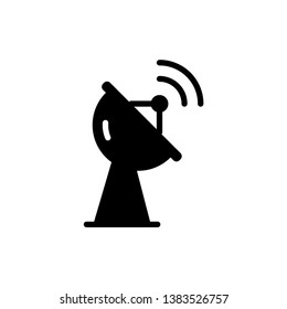 Dish Antenna Icon Vector Design