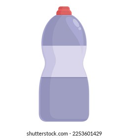 Dish bottle icon cartoon vector. Liquid product. House domestic
