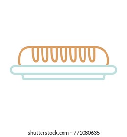 dish with bread icon