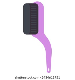 Dish brush vector cartoon illustration isolated on a white background.