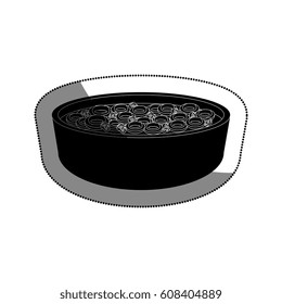 dish with cereal icon