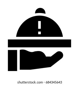 Dish cover bock icon