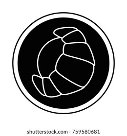 dish with croissant icon